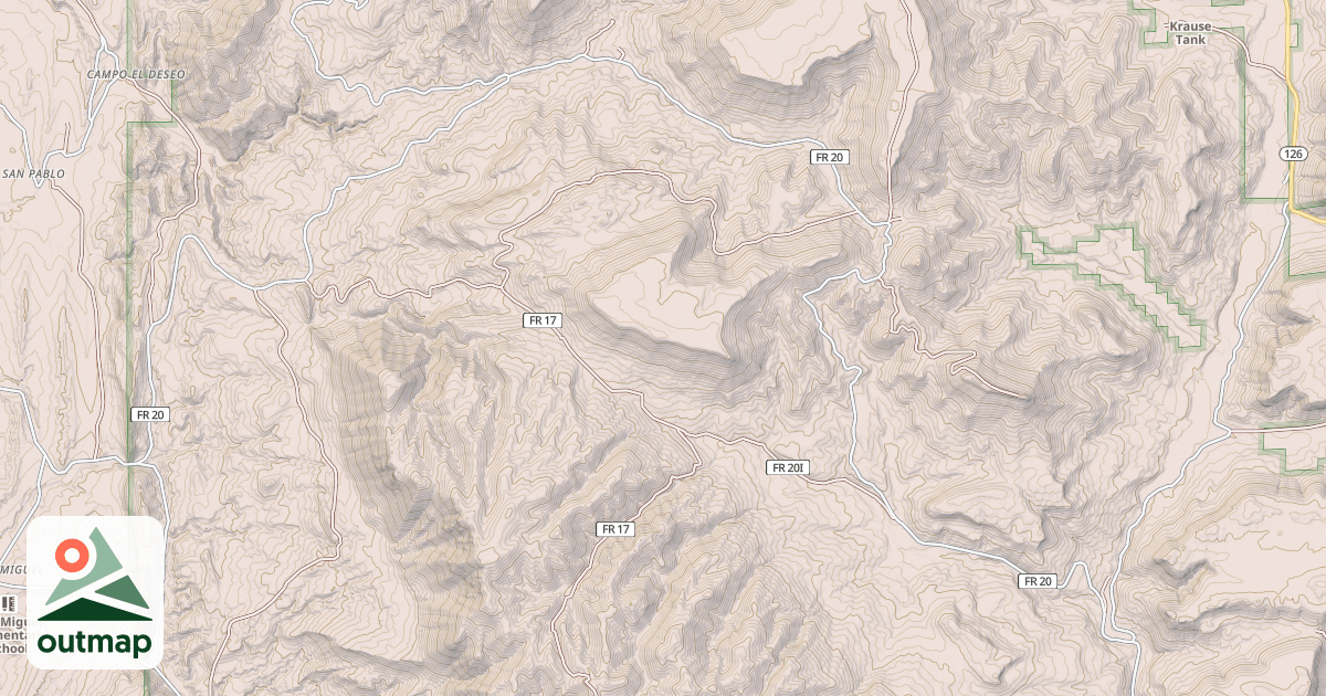 Map of TRAIL CREEK