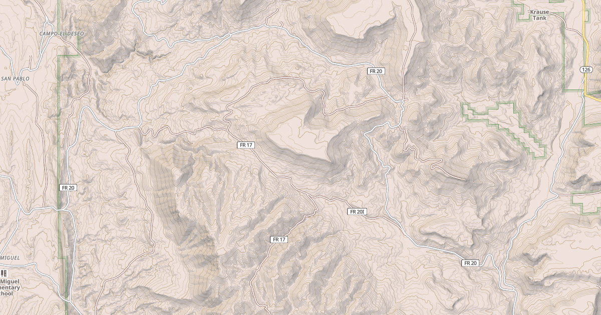 Map preview of TRAIL CREEK