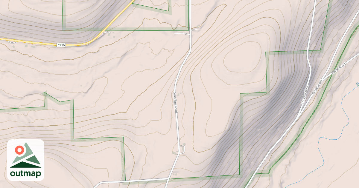Map of Kris' Trail