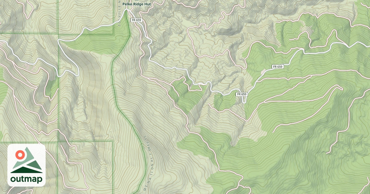 Map of SOUTH BALDY CONNECTION