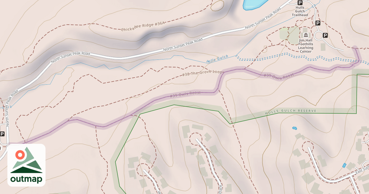 Map of #39 Owls Roost