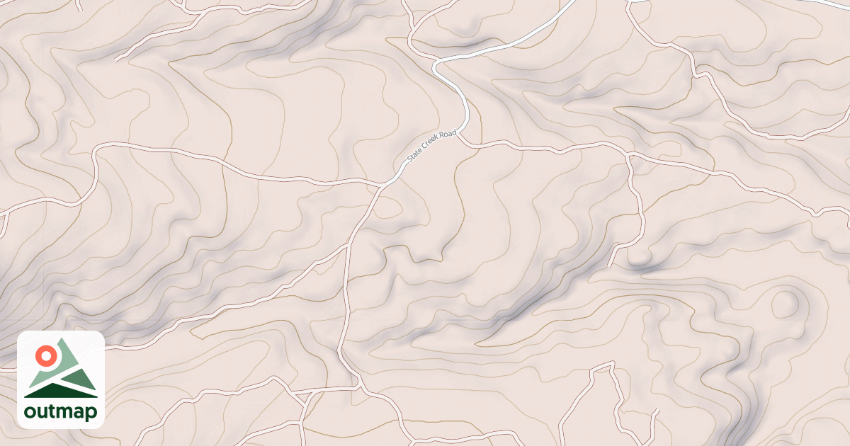 Map of HAY CREEK