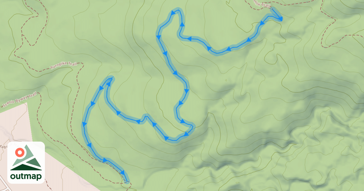 Map of Black OPs Trail