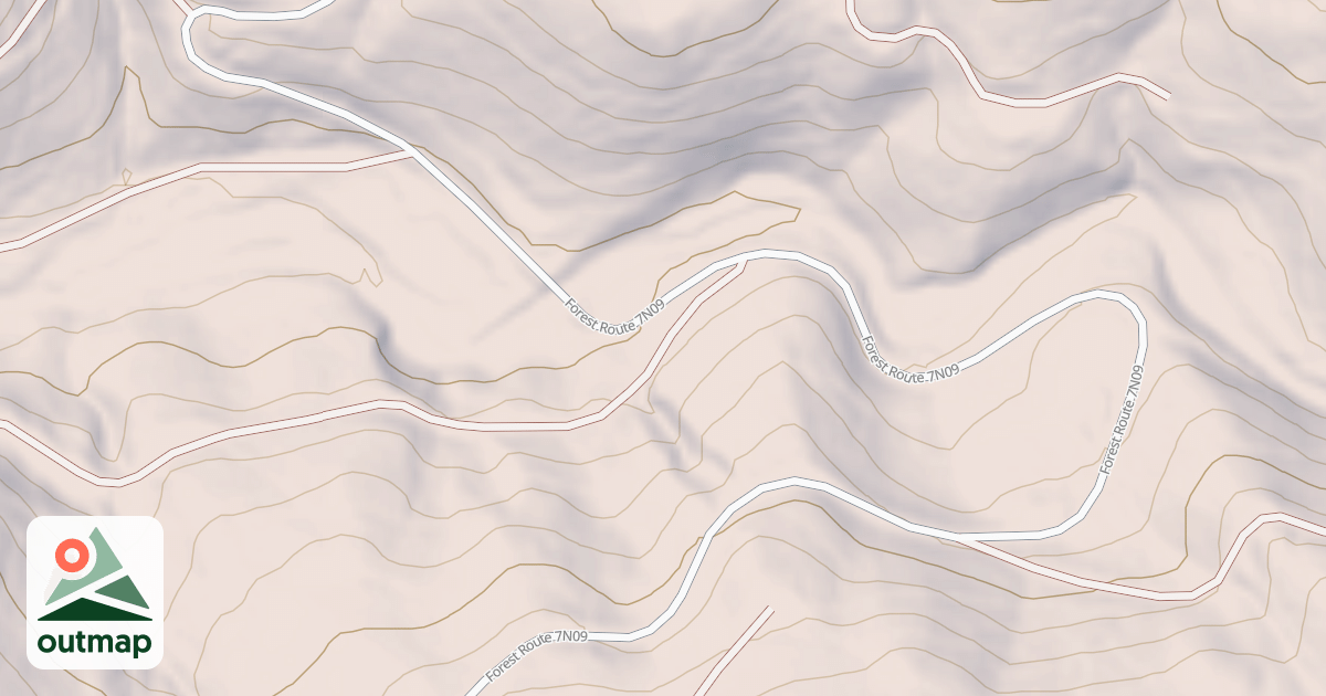 Map of USFS Motor Vehicle Use Map Roads {6E1EFC16-358F-47C8-A2B3-5CA0B046BDA0}