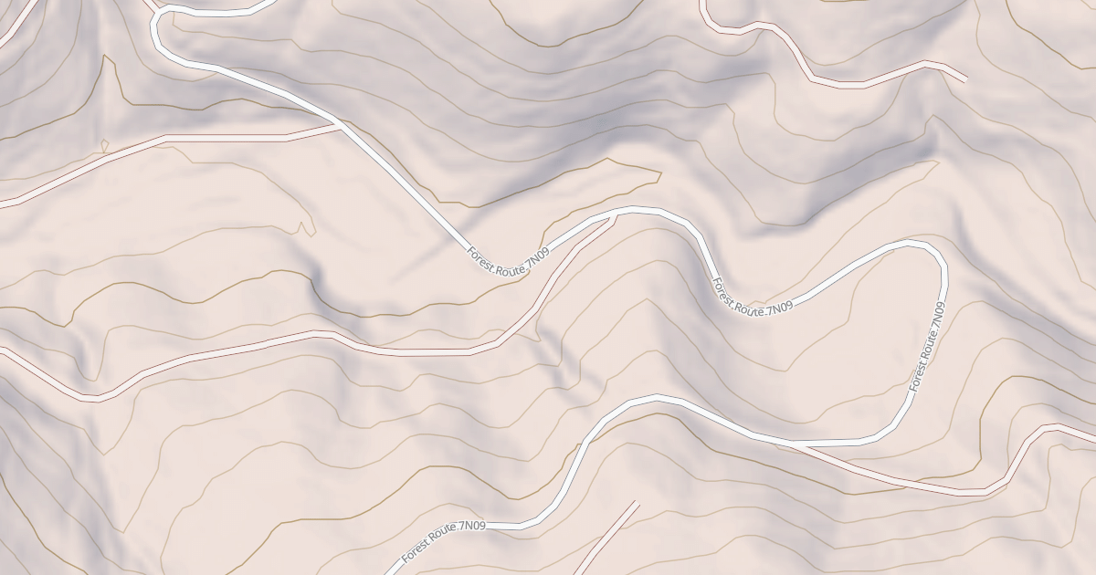 Map preview of USFS Motor Vehicle Use Map Roads {6E1EFC16-358F-47C8-A2B3-5CA0B046BDA0}