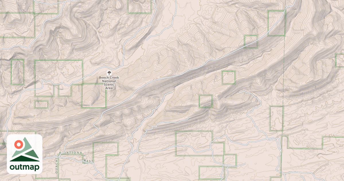 Map of KIAMICHI MOUNTAIN