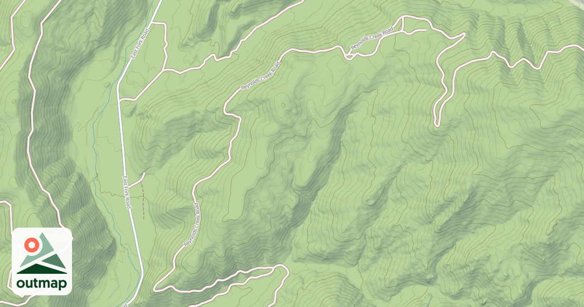 Map of (FDR) REYNOLDS RIDGE