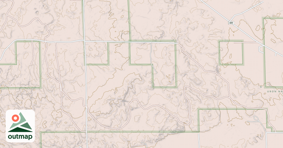 Map of Mack - South Branch Loop Trail