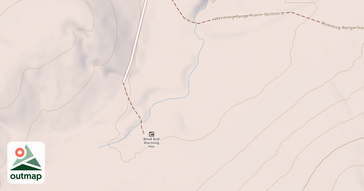 Map of Blind Bull/horse Creek