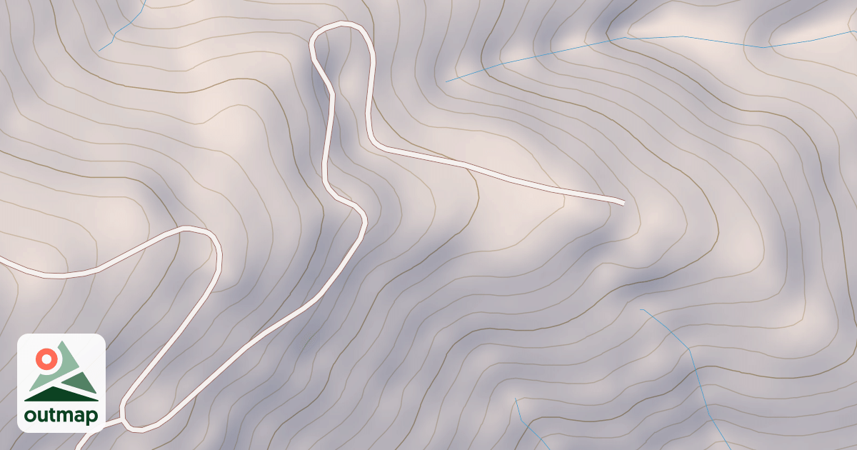 Map of SHELLY CREEK RIDGE