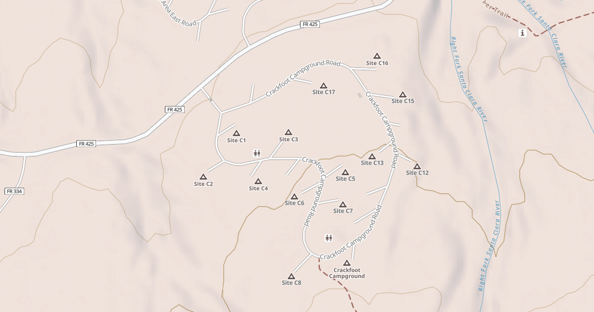 Map preview of CRACKFOOT CG