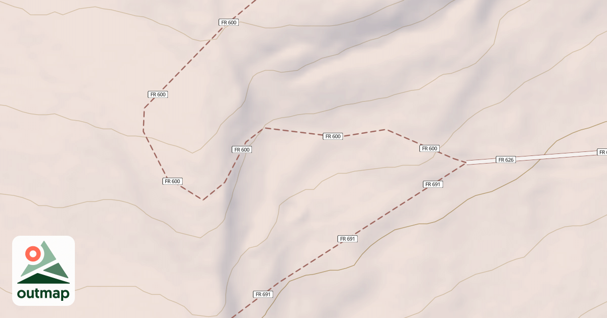Map of Mule Mountain
