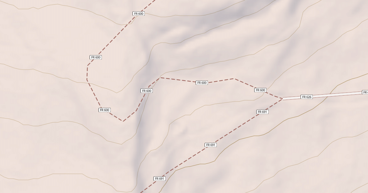 Map preview of Mule Mountain
