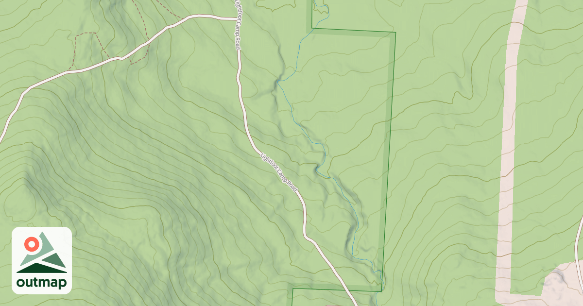 Map of Dead Horse Hill
