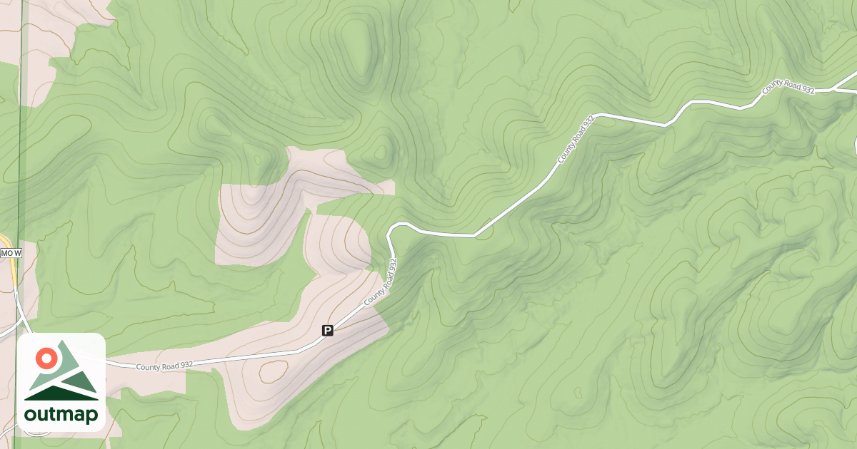 Map of POND FORK
