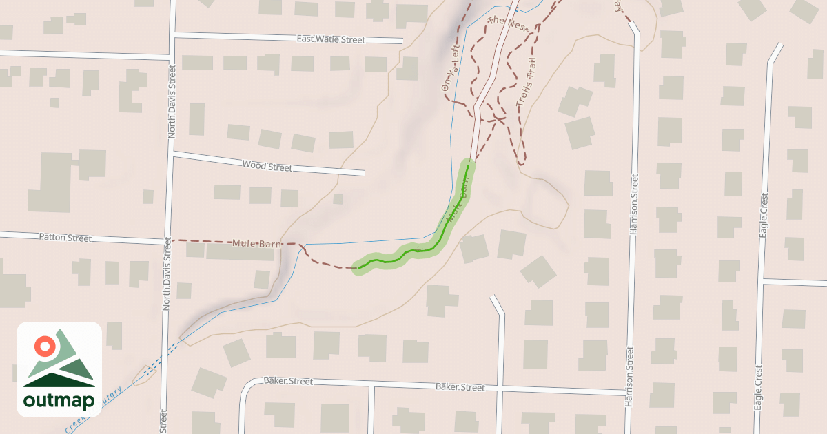 Map of Mule Barn