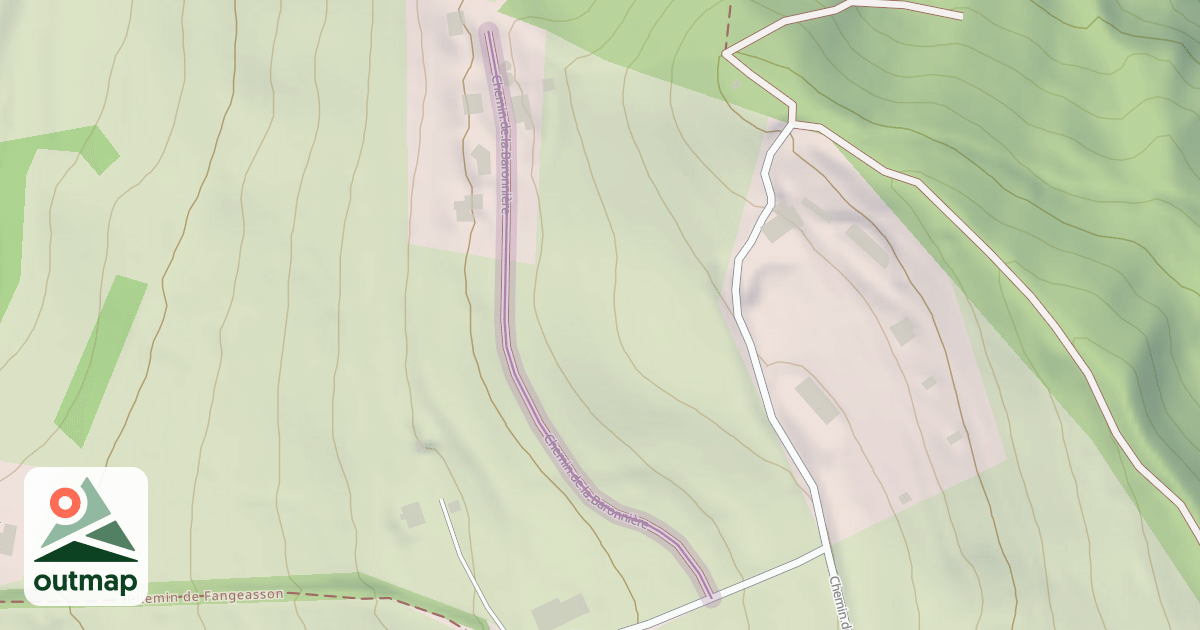 Map of Chemin de la Baronnière