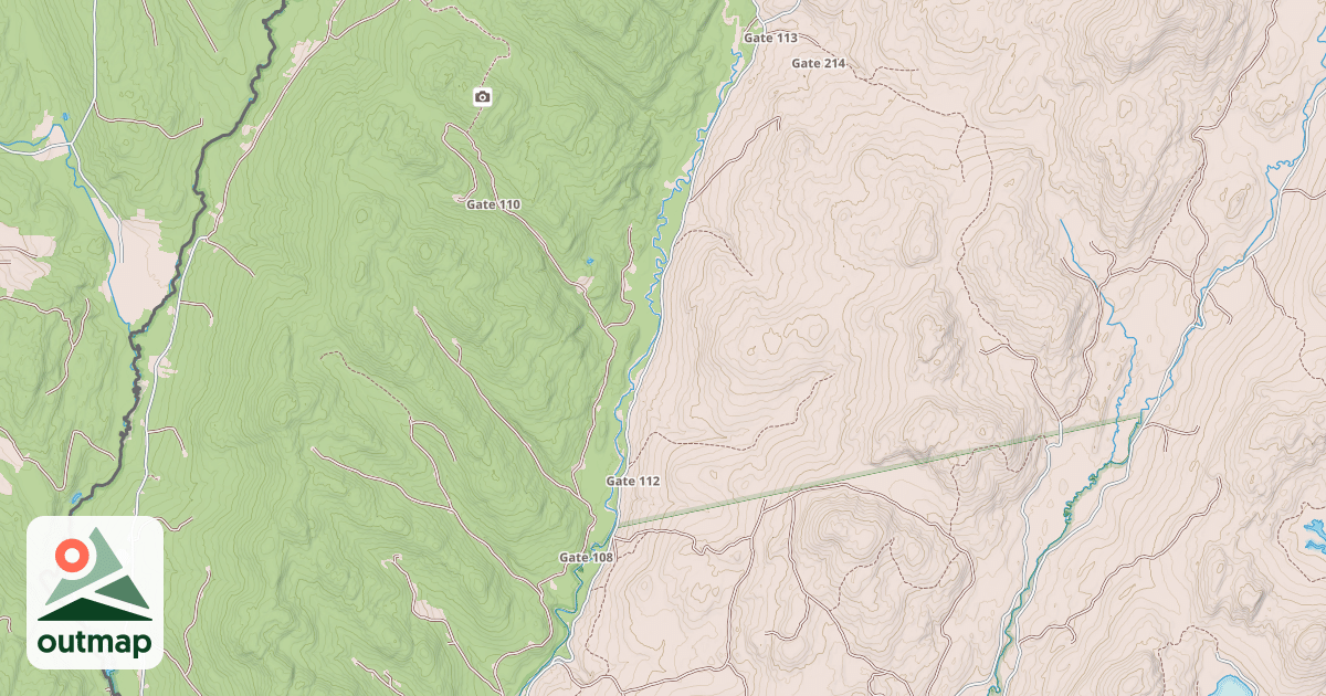 Map of Indian Stream Rd