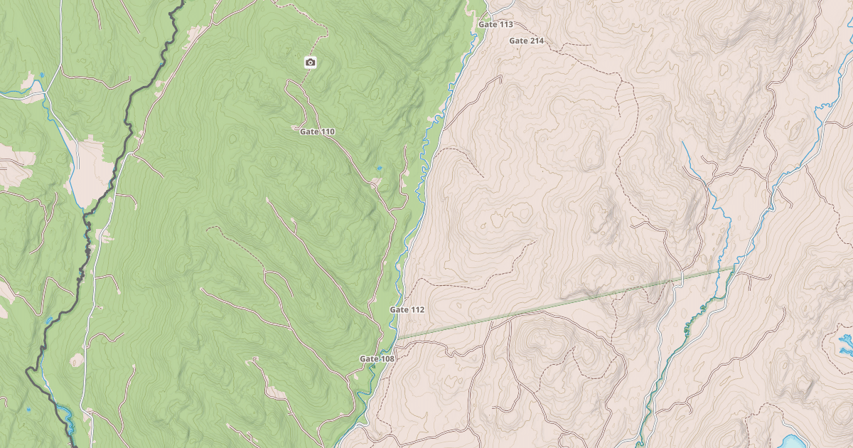 Map preview of Indian Stream Rd