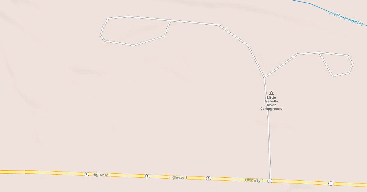 Map preview of LITTLE ISABELLA RIVER CG