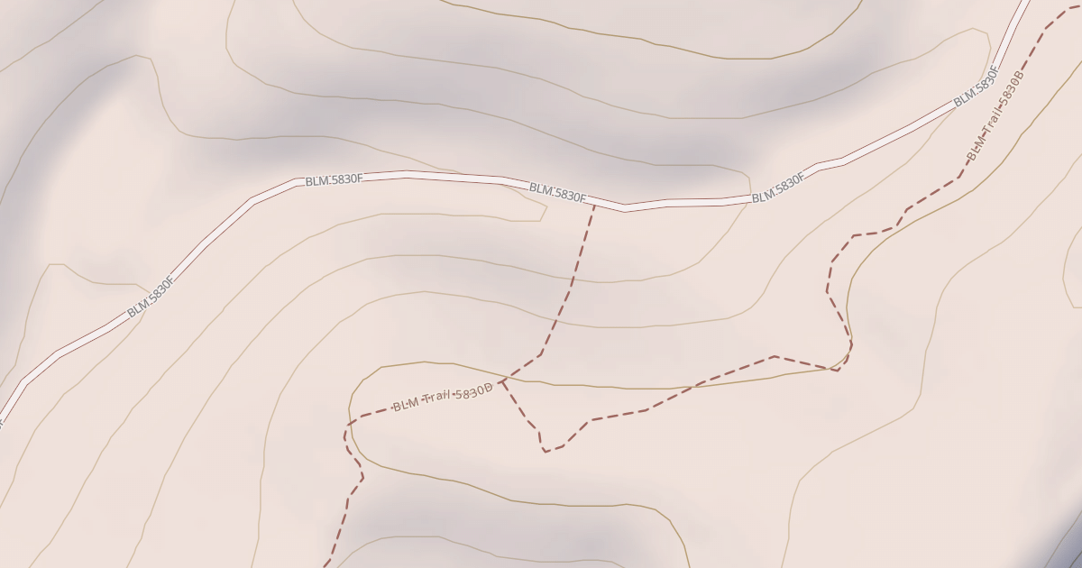 Map preview of BLM National GTLF Public Motorized Trails f71d5145-c1e4-4dd4-833d-5f839e93fa53