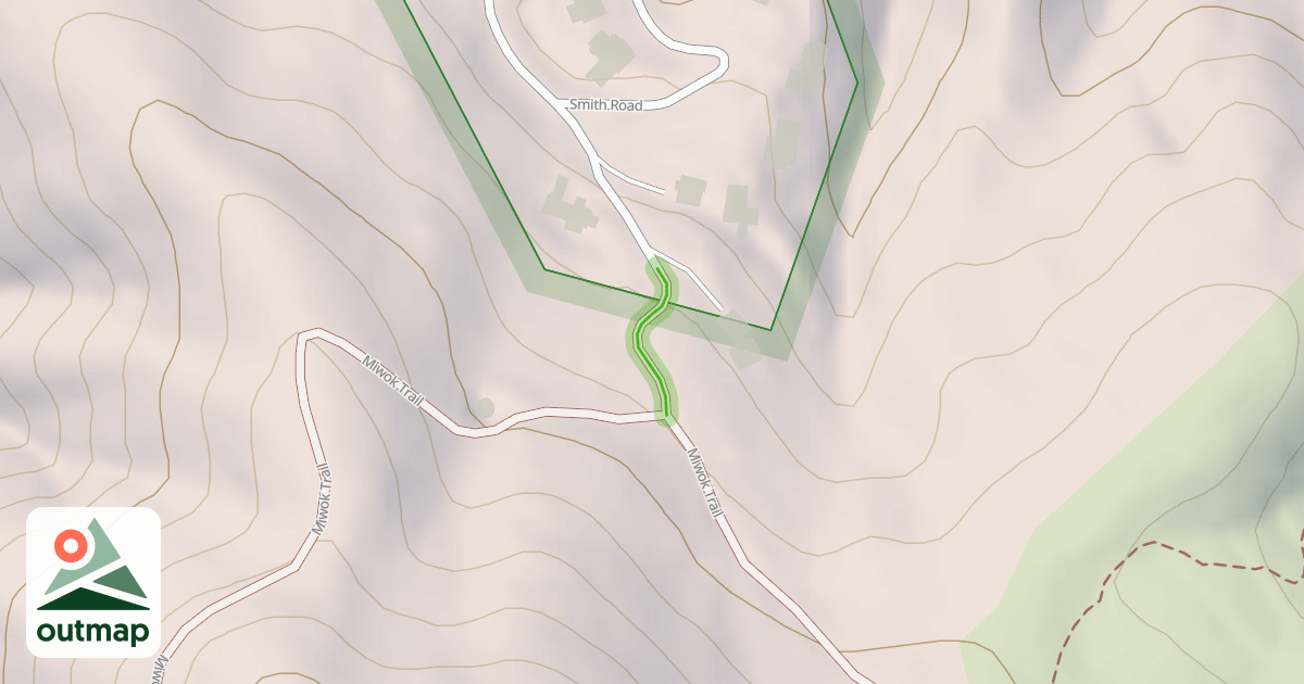 Map of Miwok Trail
