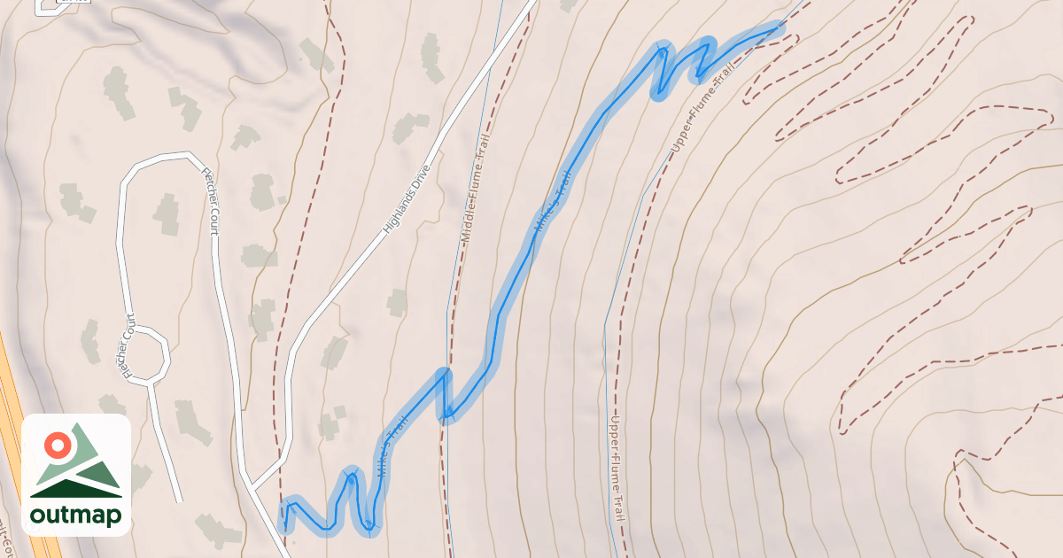 Map of Mike's Trail