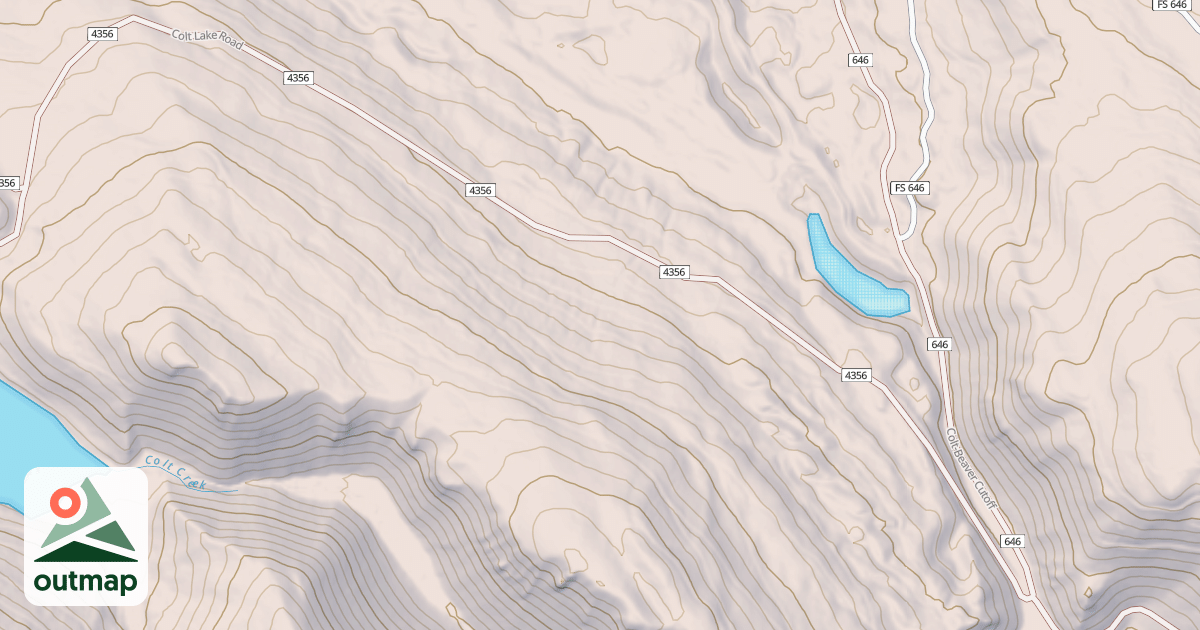 Map of COLT LAKE