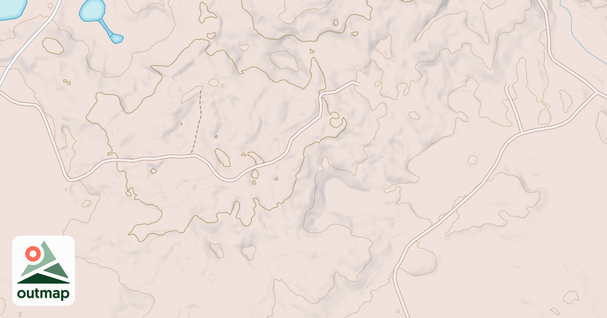 Map of Porterfield Lake Motorcycle Trail