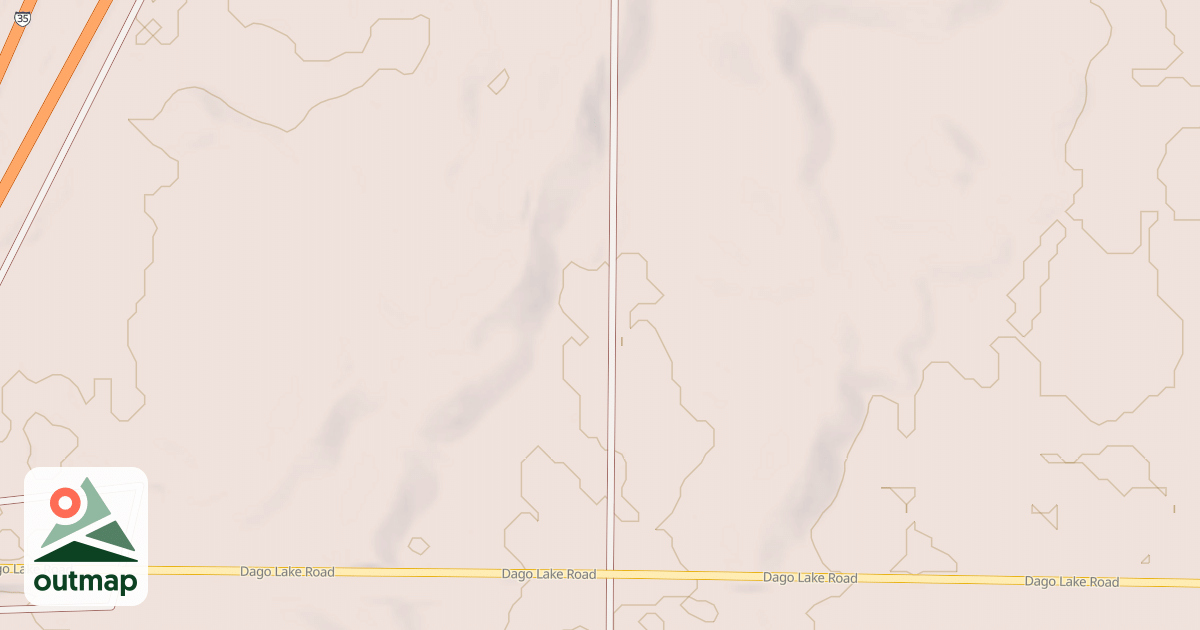 Map of General C.C. Andrews State Forest Trails