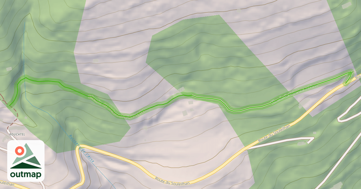 Map of Chemin de Balarenc