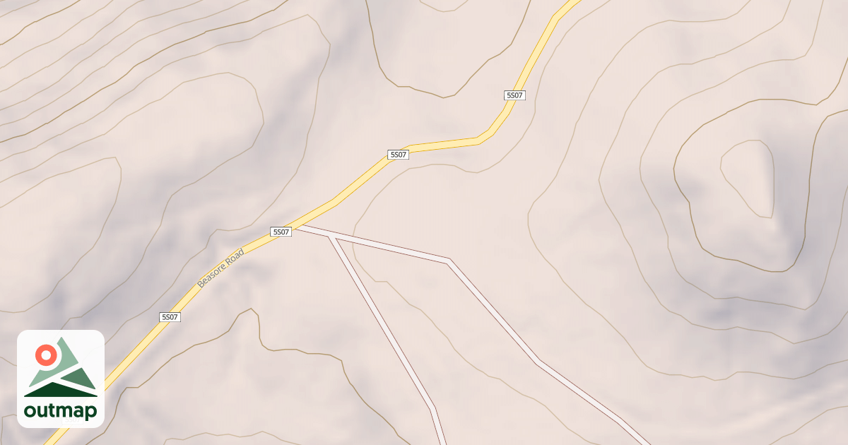 Map of BEASORE TA SPUR T4