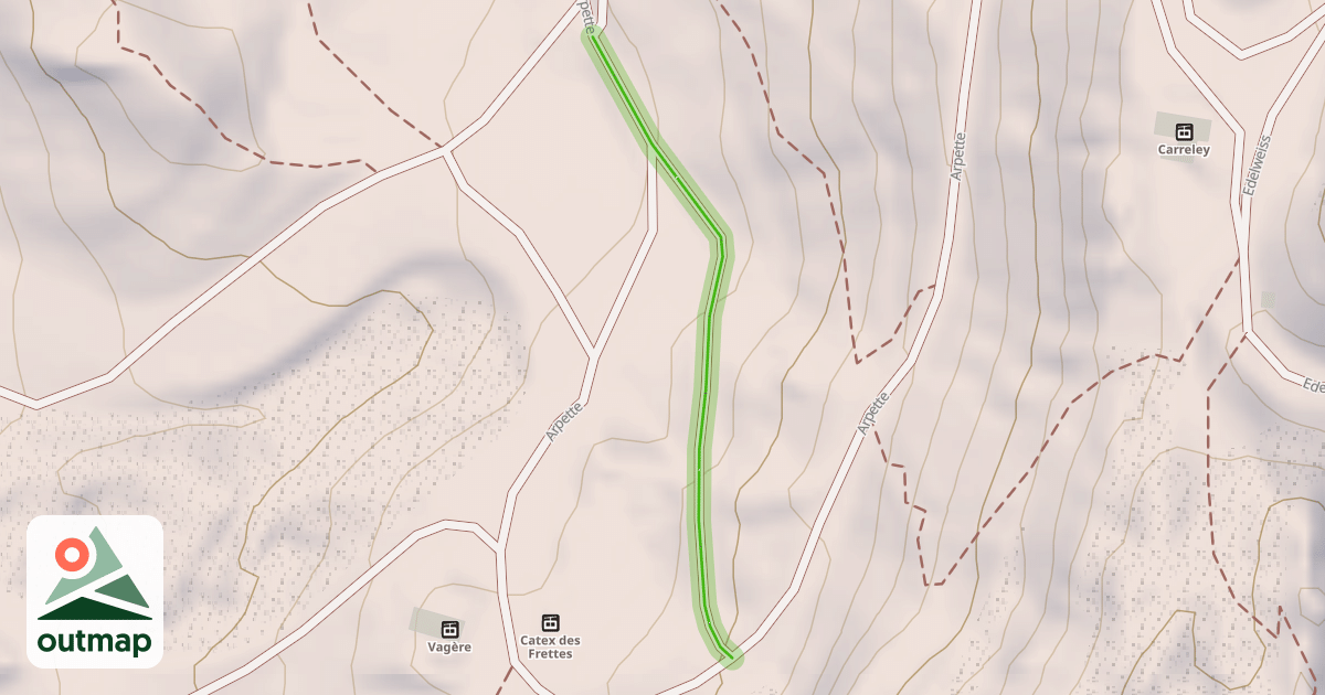 Map of Arpette