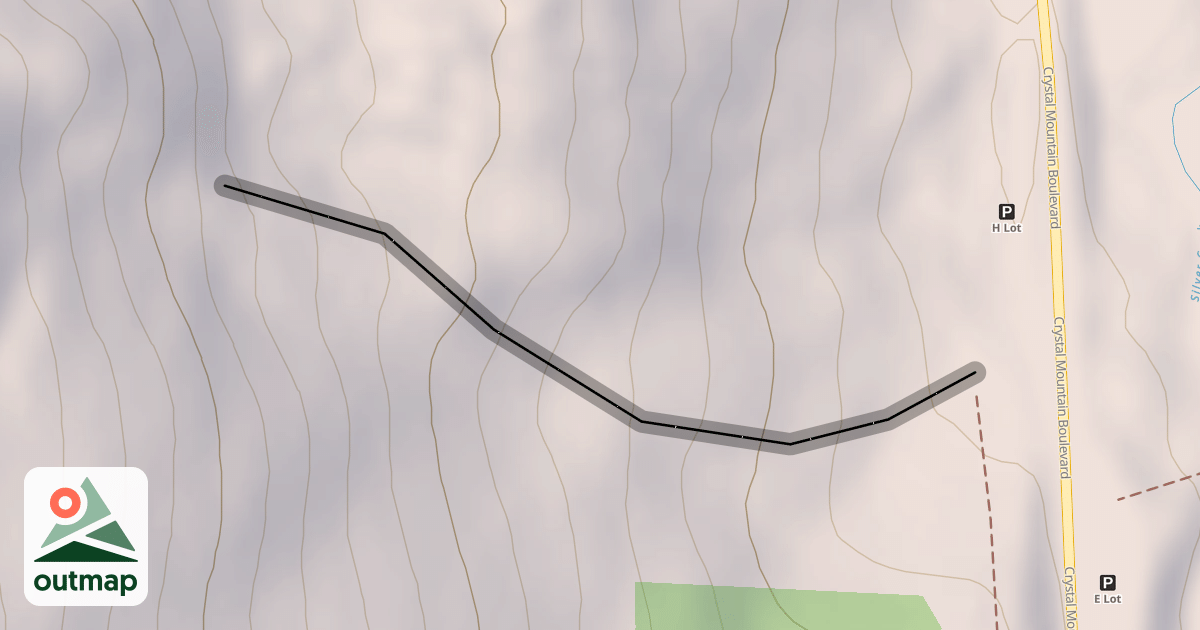 Map of Lower Spook (To H Lot)