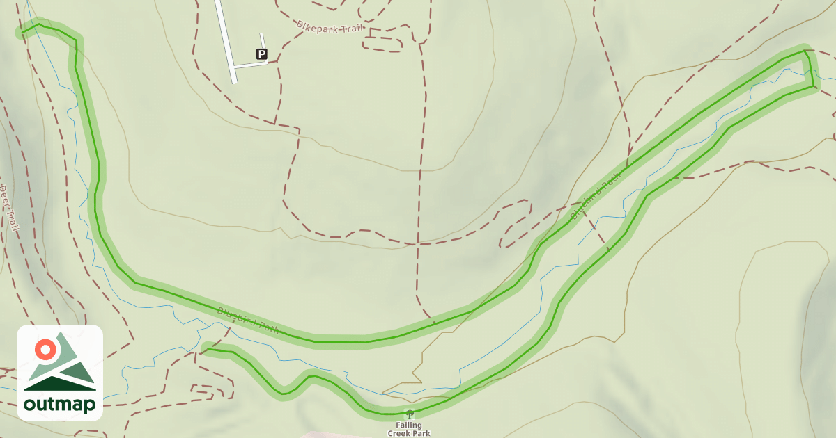 Map of Bluebird Path