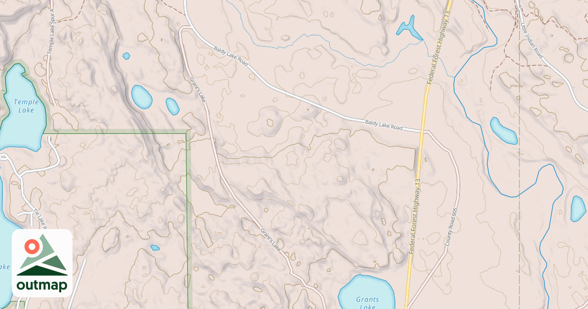 Map of GRANTS LAKE