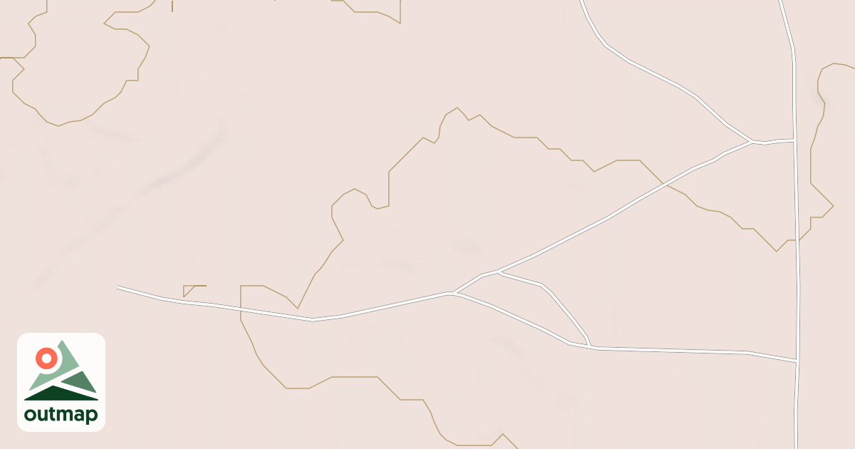 Map of Hackberry Trail System - Avalon Trail