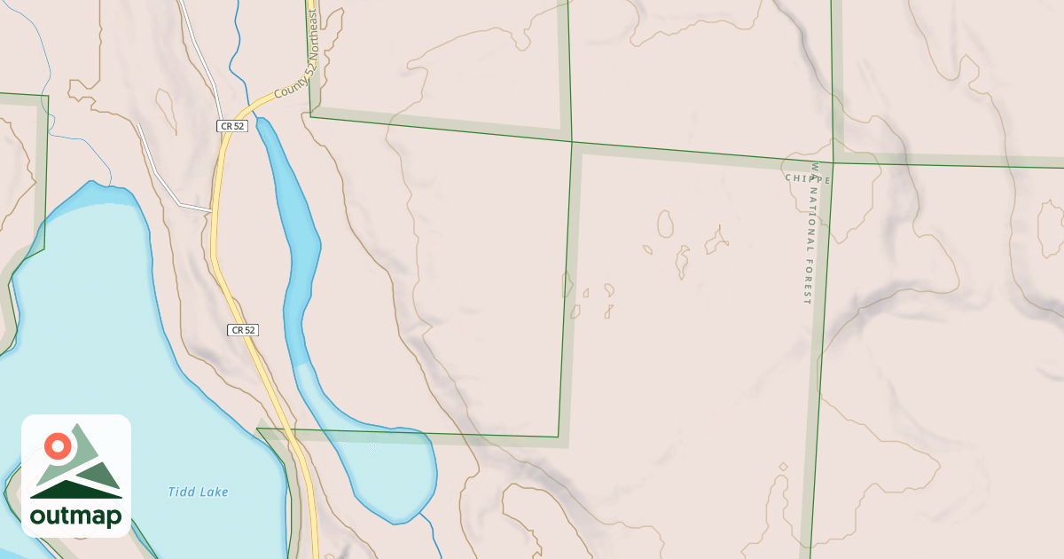 Map of CASS CO. 52 SPUR 2094