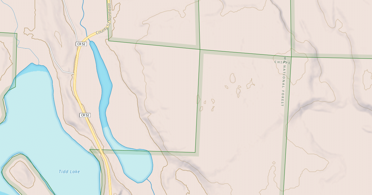 Map preview of CASS CO. 52 SPUR 2094