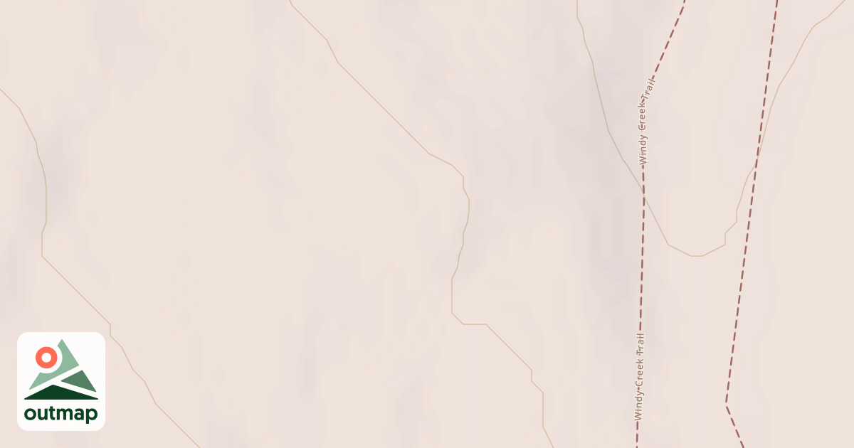 Map of Windy Creek Subsistence Ohv Trail