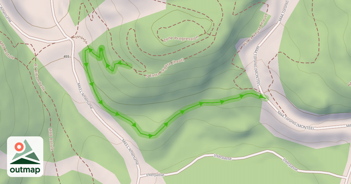 Map of 51 Banana Split (haut)