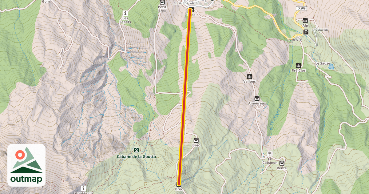 Map of Brec