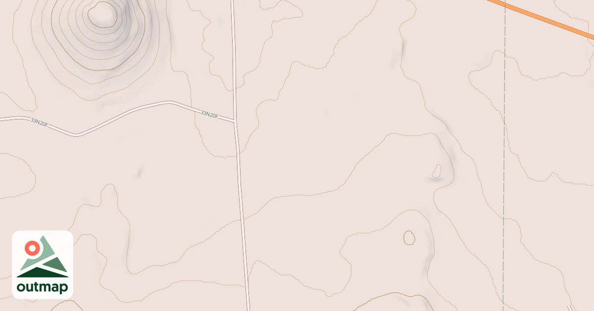 Map of BUTTE SO RIM TIE