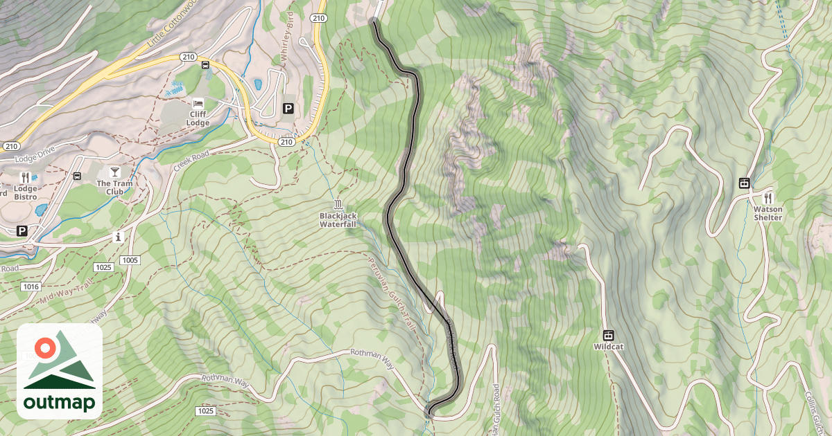 Map of Blackjack Road