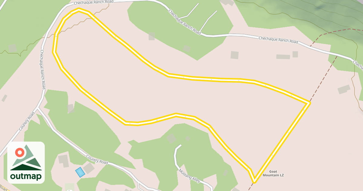Map of Goat Wall Loop