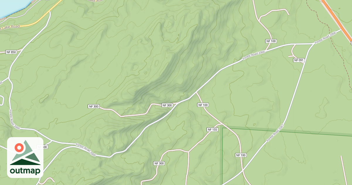 Map of USFS Motor Vehicle Use Map Roads {4523DE7D-86DA-432A-9B8C-F7A6D8029D4D}