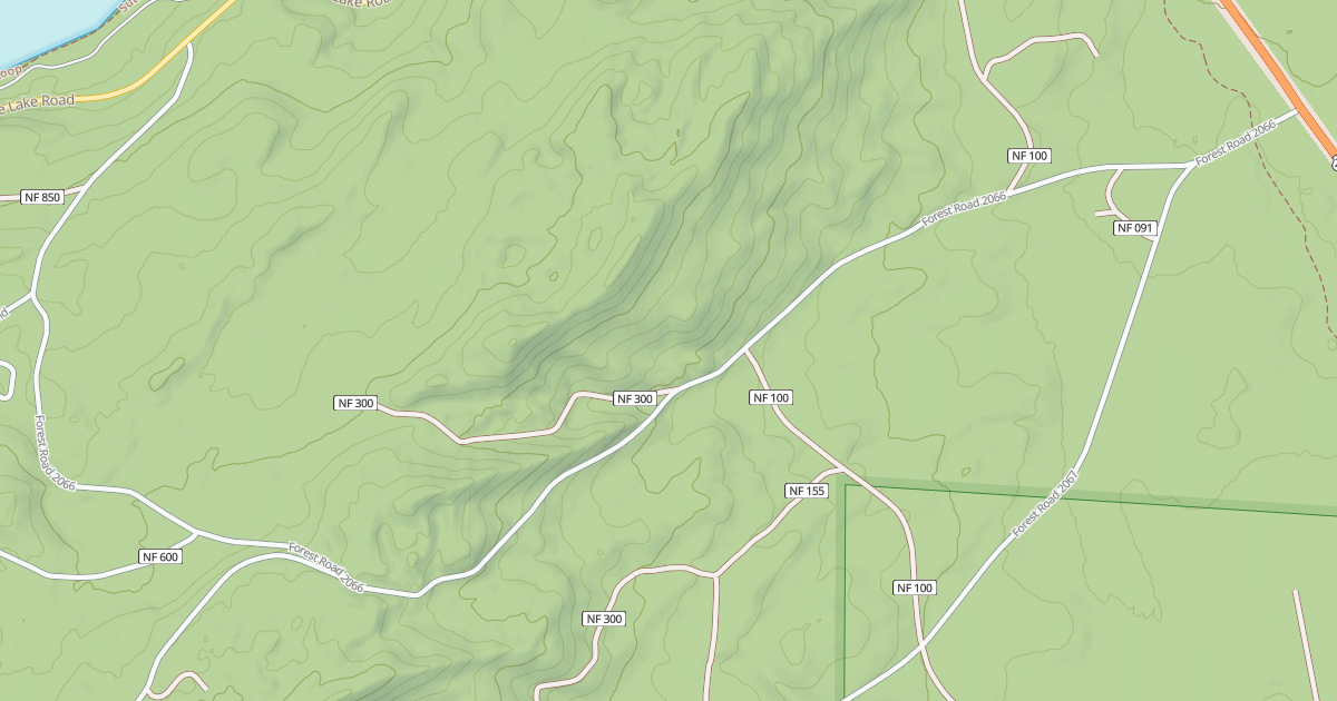 Map preview of USFS Motor Vehicle Use Map Roads {4523DE7D-86DA-432A-9B8C-F7A6D8029D4D}