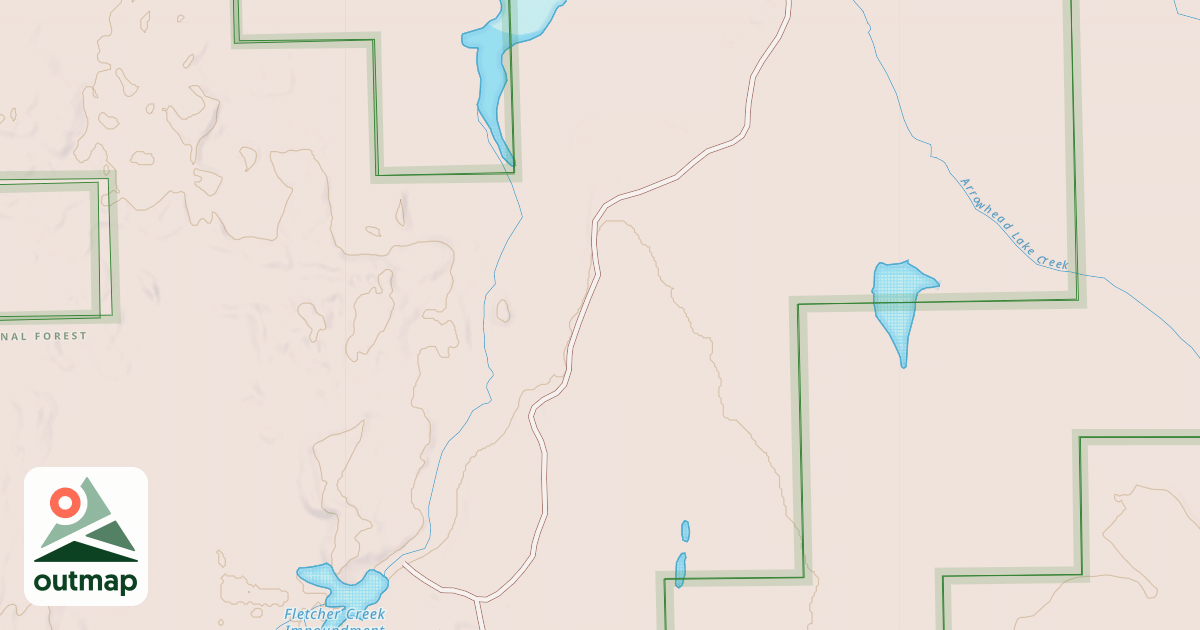 Map of FLETCHER CREEK