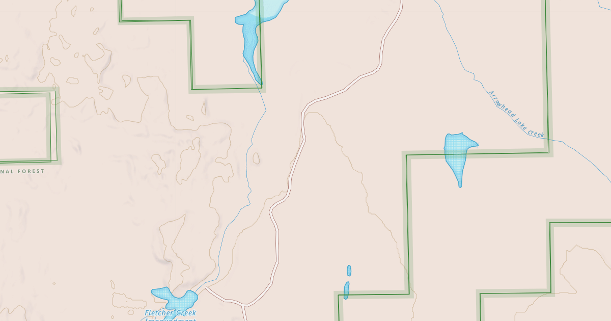 Map preview of FLETCHER CREEK