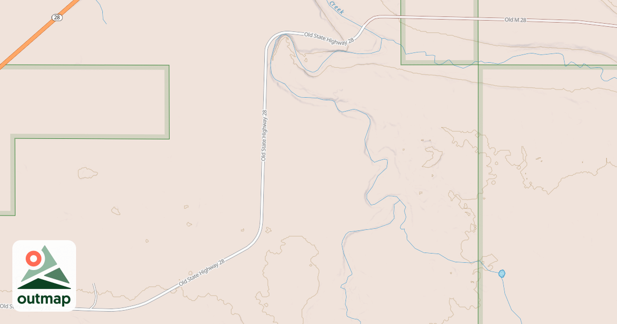 Map of BESSEMER SNOWMOBILE #8